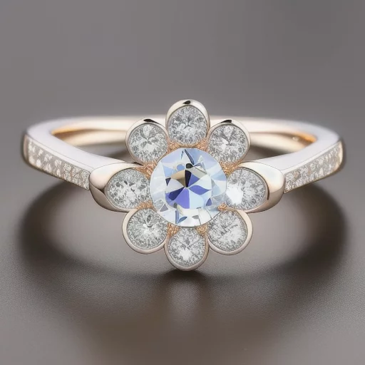 3071369899-perfect crystal flower wedding ring, brilliant, beautiful, balanced, shiny, transparent, symmetrical.webp